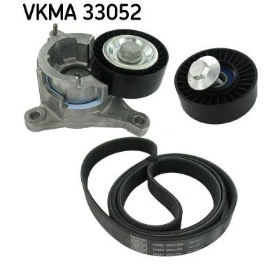 Imagen de SKF VKMA 33052 Juego de correas trapeciales poli V PEUGEOT: 607 Berlina, FIAT: Scudo I Familiar, CITROËN: C5 Hatchback