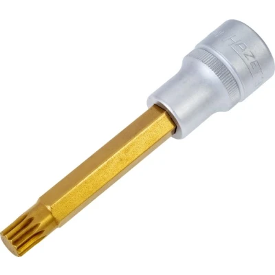 Imagen de HAZET 990LG 10 Piezas insertables de llave cubo M10 XZN moleteado