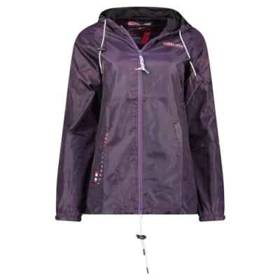 Imagen de Geographical Norway Boat Lady Chaqueta Cortavientos Mujeres Aire Libre Impermeable De Manga Larga Ideal Temporada Senderismo Primavera Verano Otoño Invierno (VIOLETA L)