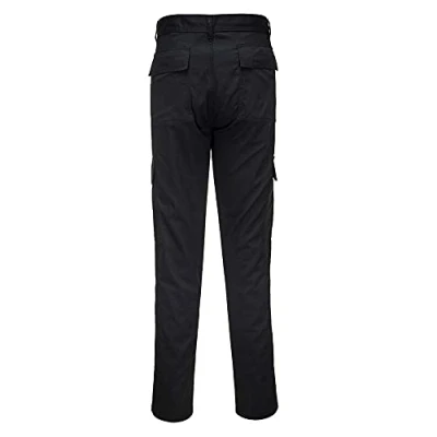 Imagen de Portwest Pantalón Slim Fit Combat, Tamaño: 28, Color: Negro, C711BKR28