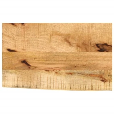 Imagen de vidaXL Tablero de Mesa Borde Natural Madera Maciza Mango 50x20x2,5 cm, Superficie Mesa, Madera, reemplazo