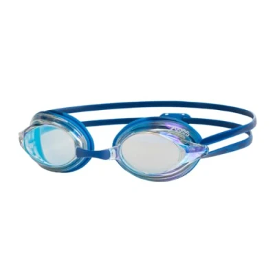 Imagen de Zoggs Racer Titanium Swimming Goggles, Unisex Adult, Blue/Light Blue/Mirrored Clear