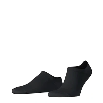 Imagen de FALKE Family M IN algodón invisibles unicolor 1 par, Calcetines pinkies Hombre, Negro (Black 3000), 43 46