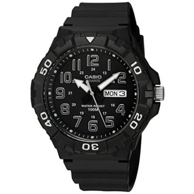 Imagen de Casio Reloj analógico para Hombres de Cuarzo con Correa en plástico MRW 210H 1AVCF