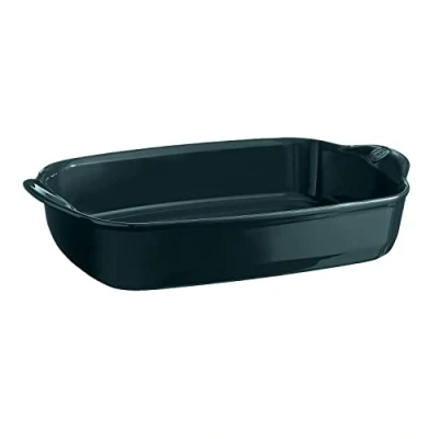 Imagen de EH739654 Emile Henry Bandeja rectangular (42,5 x 28 cm), color beige