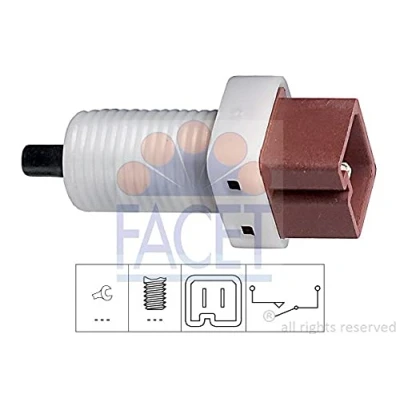 Imagen de FACET 7.1192 Conmutador, accionamiento embrague (control veloc.) Made in Italy OE Equivalent PEUGEOT: 206 Hatchback, CITROËN: C8