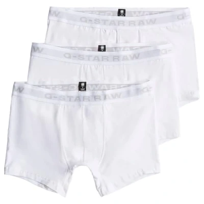 Imagen de G Star para Hombre Boxer Briefs 3 Pack, Blanco (White/White/White D23771 D516 6008), S