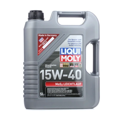 Imagen de Liqui Moly МoS2 Low Friction 15W 40 5L Aceite de motor 2571 OPEL: Astra F CC, VOLVO: 240 Berlina, MITSUBISHI: PAJERO 2