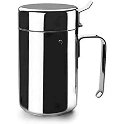 Imagen de Ibili ACEITERA ANTIGOTEO Optima 1000 ML, Stainless Steel, Plata, 9x9x20 cm