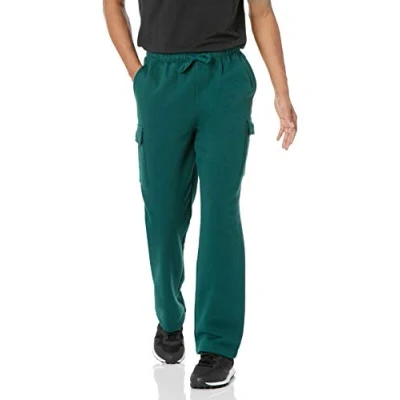 Imagen de Amazon Essentials Pantalón Deportivo Cargo de Forro Polar Hombre, Verde Oscuro, XL