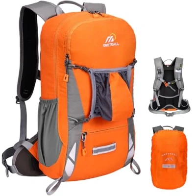 Imagen de LOCAL LION Mochila de Ciclismo 20L/30L Montaña Senderismo Macutos Trekking Camping al Aire Libre Nylon con Cubierta Lluvia para Hombres y Mujeres