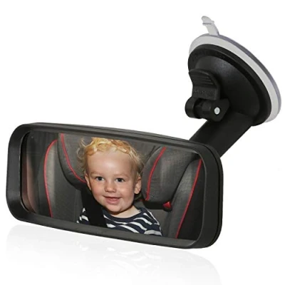 Imagen de Wicked Chili 843175 Espejo retrovisor Adicional de pasajeros para su fijación al Parabrisas, Negro