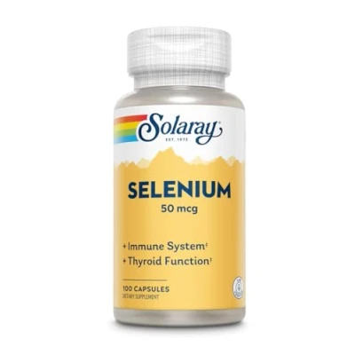 Imagen de Solaray Selenium 50 mg Selenio 100 VegCaps