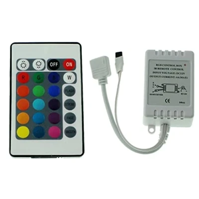 Imagen de RGB LED 24Key Controlador 12V 72W RGB; 4 Pin plug + play