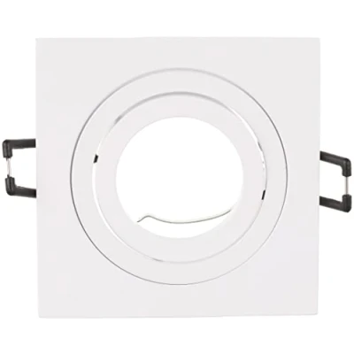 Imagen de wonderlamp Clasic W E0 Foco empotrable cuadrado, Blanco, 10 UNIDADES