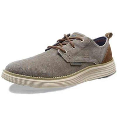 Imagen de Skechers Status 2.0 Zapatos con cordones, Hombre, Talla: 47.5, Sand