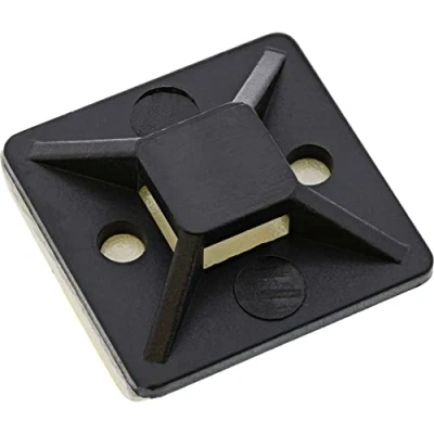 Imagen de InLine 59965G Base de fijación para Bridas (10 Unidades, 20 x mm), Color Negro