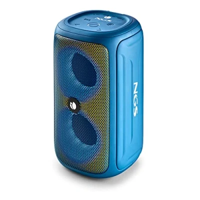 Imagen de Altavoz Inalámbrico Ngs Roller Beast Azure 32w Resistente Al Agua Ipx5 Bt/tws/ Aux In/ Radio Fm