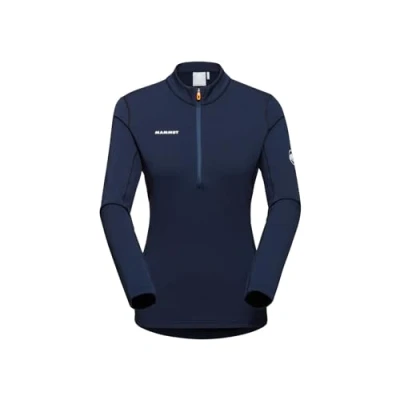 Imagen de Mammut Aenergy Ml Sudadera con Cremallera para Mujer Camiseta de Senderismo, Marine Black, XS