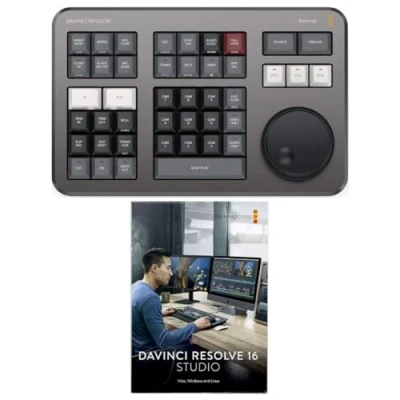 Imagen de Blackmagic Design Davinci Resolve Speed Editor Bundle con 17 Studio (tarjeta de activación)