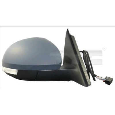 Imagen de Espejo retrovisor Tyc 332 0050 izquierda imprimado para ajuste elect. espejo, convexo, calefactable SKODA: Yeti