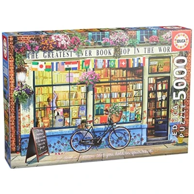 Imagen de Educa La Mejor Librería del Mundo Puzzle, 5000 Piezas, Multicolor (18583)