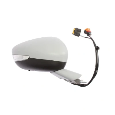 Imagen de Espejo retrovisor Tyc 326 0111 derecha imprimado para ajuste elect. espejo, convexo, calefactable, con sensor de temperatura, abatible eléctricamente