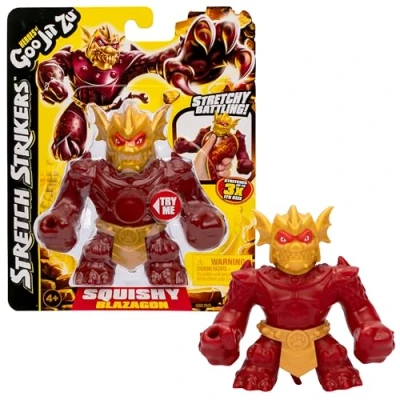 Imagen de BANDAI Heroes of Goo JIT Zu Figura de Acción, Descubre los Stretch Strikers Blazagon, Estruja y Estira, Multicolor, CO42780