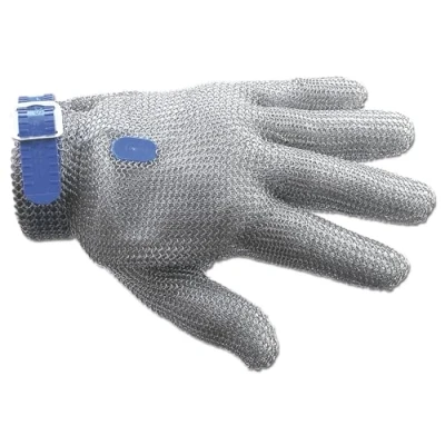 Imagen de Arcos Guantes de Protección Guante Malla Acero Inoxidable Size L 270 mm Color Gris