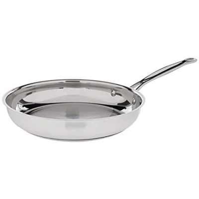 Imagen de Cuisinart Sartén 722 24 de 10 Pulgadas Colección Utensilios Cocina clásicos Chef, Acero Inoxidable