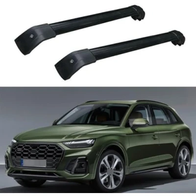 Imagen de Aluminio Coche Baca Barras de Techo para Audi Q5 FY 2019 2020 2021 2022 Antirrobode Portaequipajes Barra Transversal Turismo