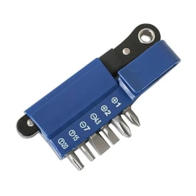 Imagen de Laser 2562 Juego de puntas para llave carraca mini (8 piezas)