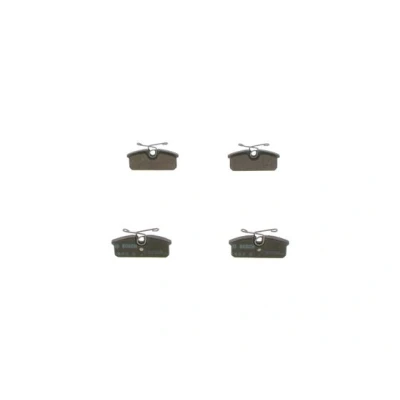 Imagen de BOSCH 0 986 424 275 Juego de pastillas freno Low Metallic Chapa antichirridos, con instrucciones montaje RENAULT: Twizy
