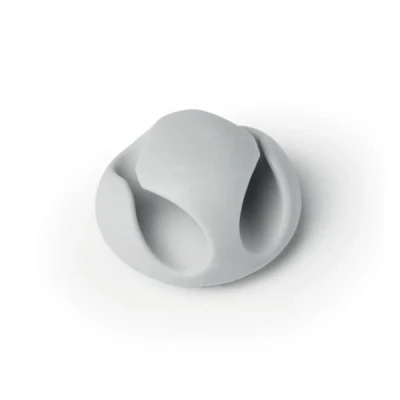 Imagen de Durable 503810 Clip Cavoline 2 (autoadhesivo, para cables), 6 piezas, gris