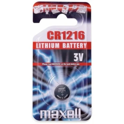 Imagen de MAXEEL Pila Boton Litio Cr1216 3V Blister1 EU