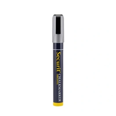 Imagen de Securit Rotulador para superficies no porosas (trazo de 2 a 6 mm), color plateado