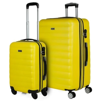 Imagen de Itaca SET Simoa Juego de maletas, Hombre, Talla: One Size, Amarillo