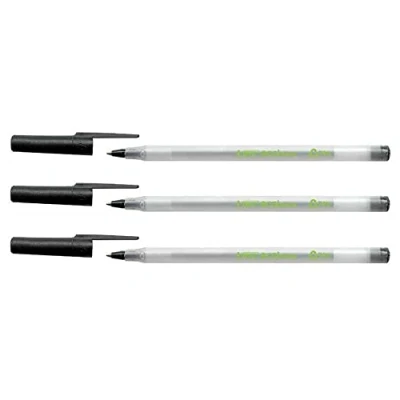 Imagen de BIC ECOlutions Lote de 3 bolígrafos redondos, color negro