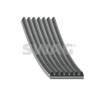Imagen de SWAG 33 10 3821 Correa trapecial poli V 3136 7 EPDM (Ethylen Propylen Dien Caucho) FORD: Ranger Mk3