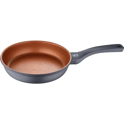 Imagen de SAN IGNACIO Bronze Sartén Antiadherente de 24 cm Fabricada Con Aluminio Fundido Distribución Eficiente del Calor Mango Soft Touch Apta para Todo Tipo Cocinas