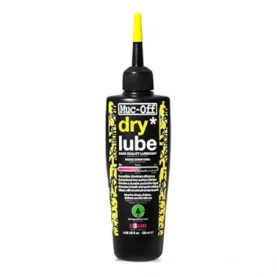 Imagen de Muc Off Dry Chain Lube, 120 Ml Lubricante de Cadena Bicicleta Biodegradable Formulado para Ambientes Secos Apto Todo Tipo Bicicletas