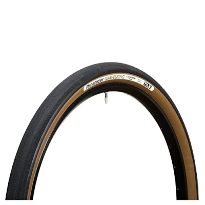 Imagen de Panaracer Gravelking Slick TLC Folding Tyre Neumático, Unisex, Negro/marrón, 27.5 x 1.75