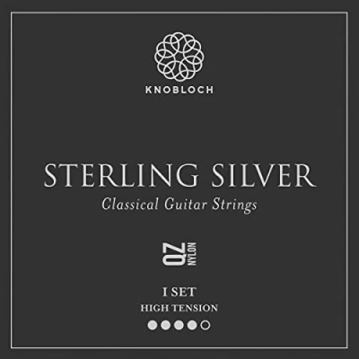 Imagen de KNOBLOCH STRINGS cuerdas de Guitarra Española 500SSQ Sterling Silver Alta Tensión 34.5 Graves Cálidos Agudos Suaves Resonancia Potente con Lirismo Dulce Juego Flamenca Clásica