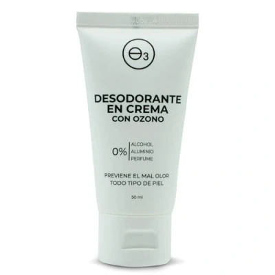 Imagen de Ozono D&#039;OR Desodorante Crema 100% Natural BIO con Neutralizador de Bacterias, Sin Aluminio ni Parabenos, perfume Mujer y Hombre Piel Sensible Control del Mal Olor 50 ml