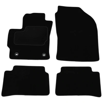 Imagen de MAMMOOTH A041 TOY400 PRM 01 Juego de alfombrillas suelo textil delante y detrás 4 negro Adaptado TOYOTA: Corolla XII Berlina