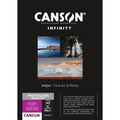Imagen de Canson Infinity PhotoGloss Premium RC, Caja A4, 250 Hojas 270g