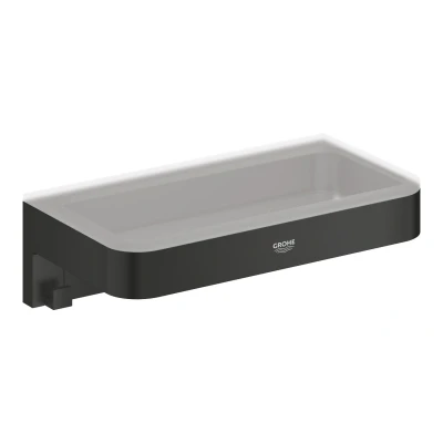 Imagen de GROHE Start Cube Quickfix Bandeja Jabonera para ducha, Negro Mate 411072430