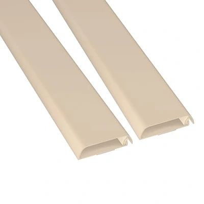 Imagen de D Line, Canaletas, Cubierta para Cables de TV en Paredes, Se Puede Pintar, Autoadhesiva, Diseño una Pieza articulado 60 mm (Ancho) x 15 (Alto) 400 Longitud Color Magnolia