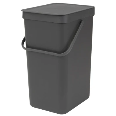 Imagen de Brabantia Sort &amp; Go 16L Contenedor de Basura Plástico Gris Oscuro