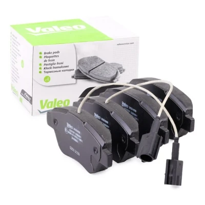 Imagen de VALEO 302459 Juego de pastillas freno Eje delantero con contacto avisador desgaste Chapa antichirridos FIAT: 500 Hatchback, C Cabrio